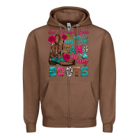 Chestnut all i brought back with me was some sand in my boots Zipper Hoodie - HRA Design Shop