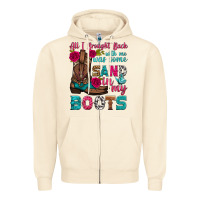 Sandshell all i brought back with me was some sand in my boots Zipper Hoodie - HRA Design Shop