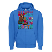 True Royal all i brought back with me was some sand in my boots Zipper Hoodie - HRA Design Shop
