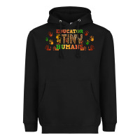 Black educator of tiny humans libbey glass Heavyweight Hoodie - BundleAndBundleShop
