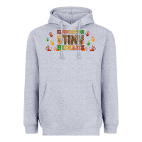 Heather Grey educator of tiny humans libbey glass Heavyweight Hoodie - BundleAndBundleShop