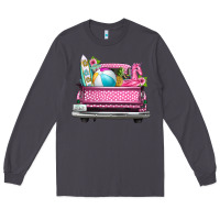 Smoke summer pink truck beach Long Sleeve Tee - texasbilliewilder