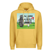 Antique Gold funny golf Premium Hoodie - MaliasSmallBusiness