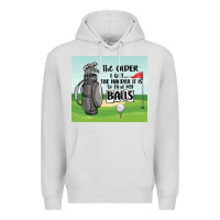 Dove Grey funny golf Premium Hoodie - MaliasSmallBusiness