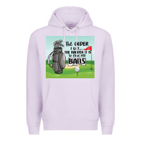 Lilac funny golf Premium Hoodie - MaliasSmallBusiness