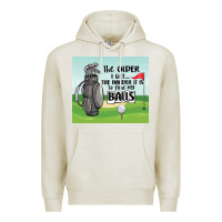 Oatmeal Heather funny golf Premium Hoodie - MaliasSmallBusiness