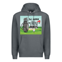 Rock funny golf Premium Hoodie - MaliasSmallBusiness