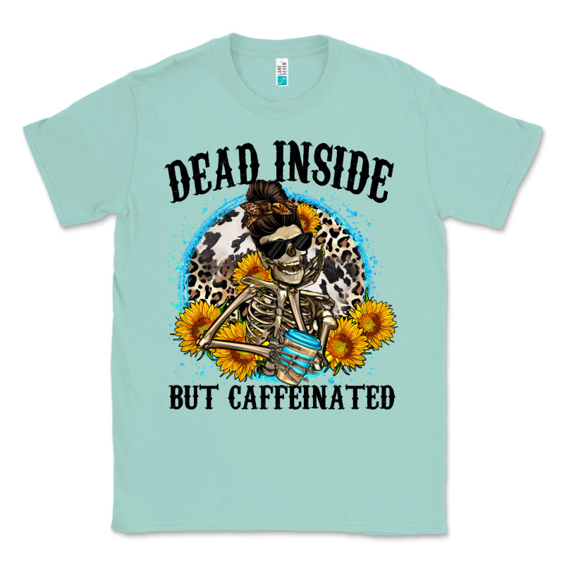 Dead Inside But Caffeinated Classic Tee by Zillion Design Studio | Teevron