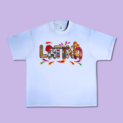 Latina Urban Heavy Tee Designed By Ranaportraitstore