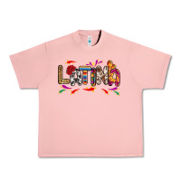 Salmon Latina Urban Heavy Tee - RanaPortraitStore