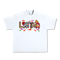 White Latina Urban Heavy Tee - RanaPortraitStore