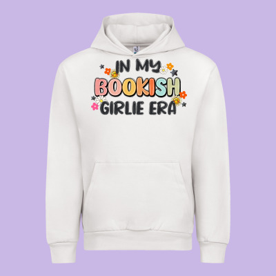 In My Bookish Girlie Era Urban Hoodie Designed By Maliassmallbusiness