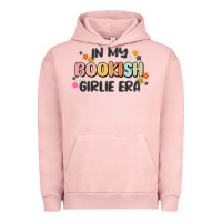 Pigment Salmon in my bookish girlie era Urban Hoodie - MaliasSmallBusiness