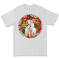 Dove Grey christmas goat family ornament Premium Tee - Artiststas