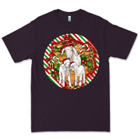 Plum christmas goat family ornament Premium Tee - Artiststas