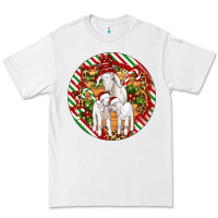 White christmas goat family ornament Premium Tee - Artiststas