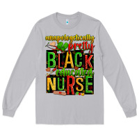Moon Dust unapologetically pretty black and educated nurse Long Sleeve Tee - Zillion Design Studio