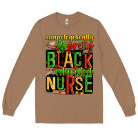 Toasted Coconut unapologetically pretty black and educated nurse Long Sleeve Tee - Zillion Design Studio