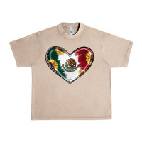 French Oak Sunflower Mexican Flag Heart Urban Heavy Tee - RanaPortraitStore