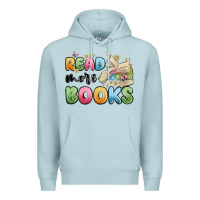 Blue Mist read more books Premium Hoodie - MaliasSmallBusiness