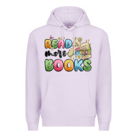 Lilac read more books Premium Hoodie - MaliasSmallBusiness