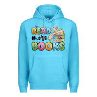 Ocean Blue read more books Premium Hoodie - MaliasSmallBusiness