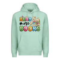 Seafoam read more books Premium Hoodie - MaliasSmallBusiness