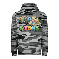 Slate Camo read more books Premium Hoodie - MaliasSmallBusiness