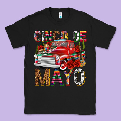 Cinco De Mayo Truck Classic Tee Designed By Texasbilliewilder