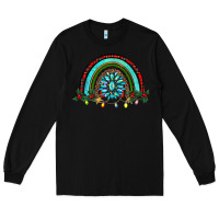 Black gemstone christmas rainbow Long Sleeve Tee - RanaPortraitStore