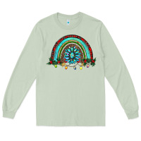 Matcha gemstone christmas rainbow Long Sleeve Tee - RanaPortraitStore