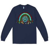 Navy gemstone christmas rainbow Long Sleeve Tee - RanaPortraitStore