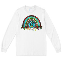 White gemstone christmas rainbow Long Sleeve Tee - RanaPortraitStore