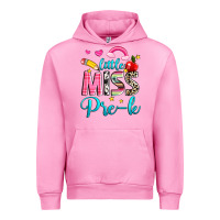 Fuchsia Pink little miss pre k Urban Hoodie - NancyCooperArtShop