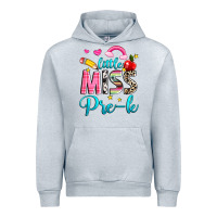 Heather Grey little miss pre k Urban Hoodie - NancyCooperArtShop