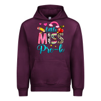 Mauve Wine little miss pre k Urban Hoodie - NancyCooperArtShop