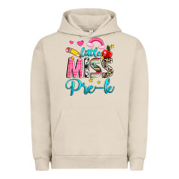 Pigment French Oak little miss pre k Urban Hoodie - NancyCooperArtShop
