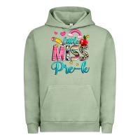 Pigment Oil Green little miss pre k Urban Hoodie - NancyCooperArtShop