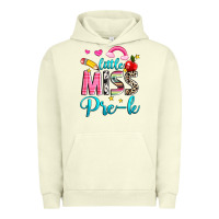 Pigment Pistachio little miss pre k Urban Hoodie - NancyCooperArtShop