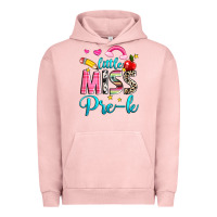 Pigment Salmon little miss pre k Urban Hoodie - NancyCooperArtShop
