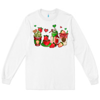 White strawberry coffee cups Long Sleeve Tee - AdoDesignShop