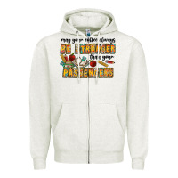 Oatmeal Heather may your coffe always be stronger than your passengers Zipper Hoodie - CowhideDigitalArt