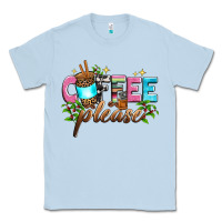Dusty Blue coffee please Classic Tee - Zillion Design Studio