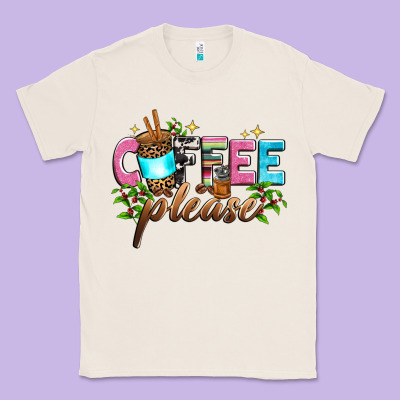 Coffee Please Classic Tee Designed By Zillion Design Studio