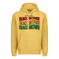 Antique Gold i am black history Premium Hoodie - MaliasSmallBusiness