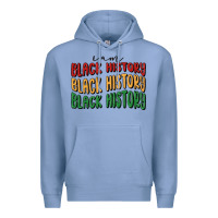 Colony Blue i am black history Premium Hoodie - MaliasSmallBusiness