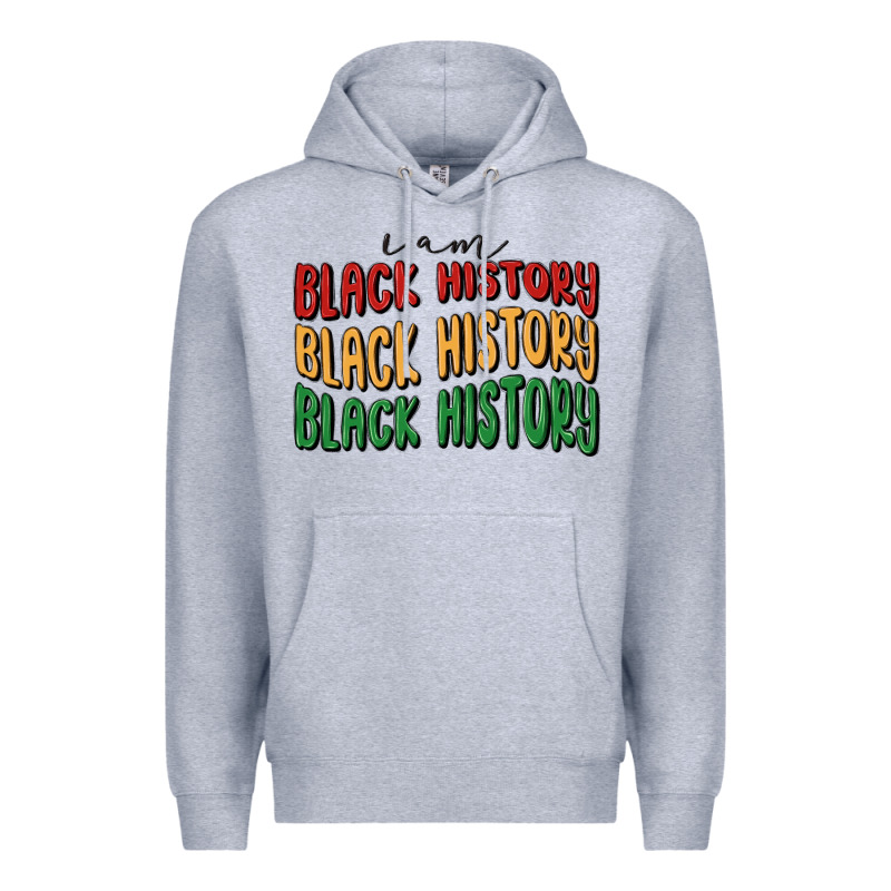 I Am Black History Premium Hoodie by MaliasSmallBusiness | Teevron