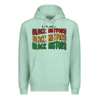 Seafoam i am black history Premium Hoodie - MaliasSmallBusiness