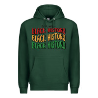 Sports Green i am black history Premium Hoodie - MaliasSmallBusiness
