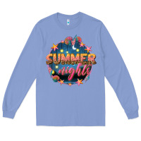 Colony Blue summer nights Long Sleeve Tee - texasbilliewilder